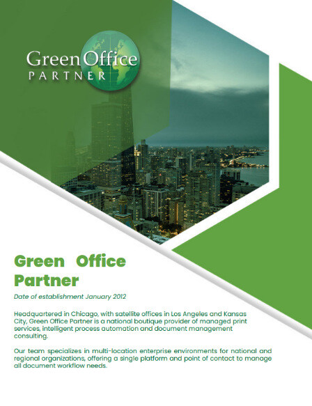 Company Brochure - Green Office Partner